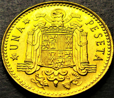 Moneda 1 PESETA - SPANIA, anul 1978 (model 1975) *cod 1190 C = UNC foto