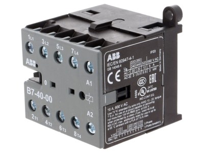 Contactor 4P NO 7A, 220-240VAC foto