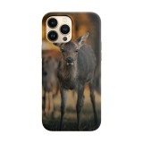 Husa compatibila cu Apple iPhone 14 model Sweet baby deer, Silicon, TPU, Viceversa