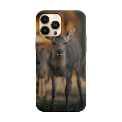 Husa compatibila cu Apple iPhone 14 Pro model Sweet baby deer, Silicon, TPU, Viceversa foto