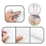 C&acirc;rlige Organizare Cabluri, Transparent, Set 20 Buc, Plastic, Oem