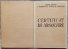 Certificat de absolvire a Cursurilor Populare de Limba Rusa, anii &#039;50