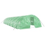 Cumpara ieftin Sera cu cadru din otel, verde, 70 m&sup2;, 14x5x2,3 m