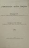 L ADMINISTRATION TUTELAIRE HONGROISE 1910