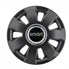 Set 4 Capace Roti pentru Smart, model Ares Black, R16
