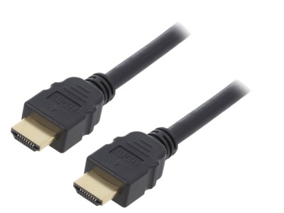 Cablu HDMI 2.1 1m Negru foto