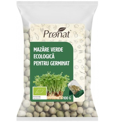 Mazare Verde Bio pentru Germinat 100 grame Pronat foto