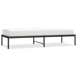 Cumpara ieftin Cadru pat metalic, negru, 75x190 cm