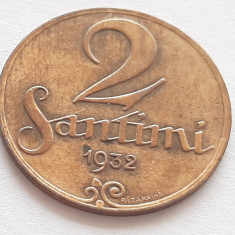 28. Moneda Letonia 2 santimi 1932