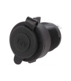 Adaptor mufa mama bricheta auto x1 neagra 20A de panou 12-24VDC SCI