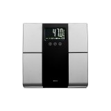 C&acirc;ntar de baie LCD analitic Ruhhy 24638 31 x 31 x 2,5 cm, negru argintiu
