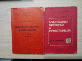 INVESTIGAREA STRIINTIFICA A INFRACTIUNILOR - 2 Vol.- Emilian Stancu - 1986/1988