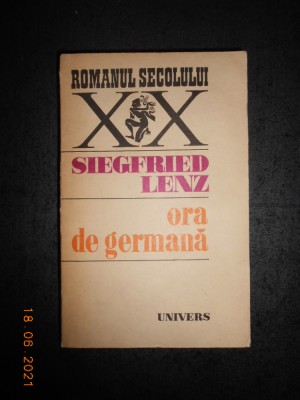 SIEGFRIED LENZ - ORA DE GERMANA foto