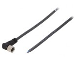 Cablu Conectare M8 3-Pin Unghi 5m 60VAC 4A PUR