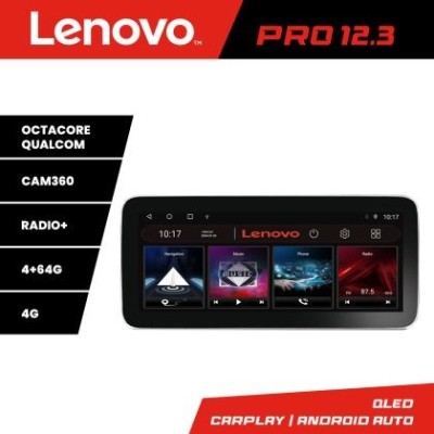 Navigatie Nissan Qashqai/X-Trail 2013- K-353 Lenovo PRO 4+64 12.3 inch qled android 4G DSP gps internet S CarStore Technology foto