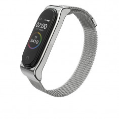 Curea otel inoxidabil Tech-Protect Milaneseband Xiaomi Mi Band 3/4 Silver foto