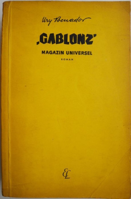 Gablonz. Magazin Universel &ndash; Ury Benador