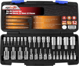 Set de duse hexagonale Euto, 32 buc (SAE x 16, metrice x 16), Oem