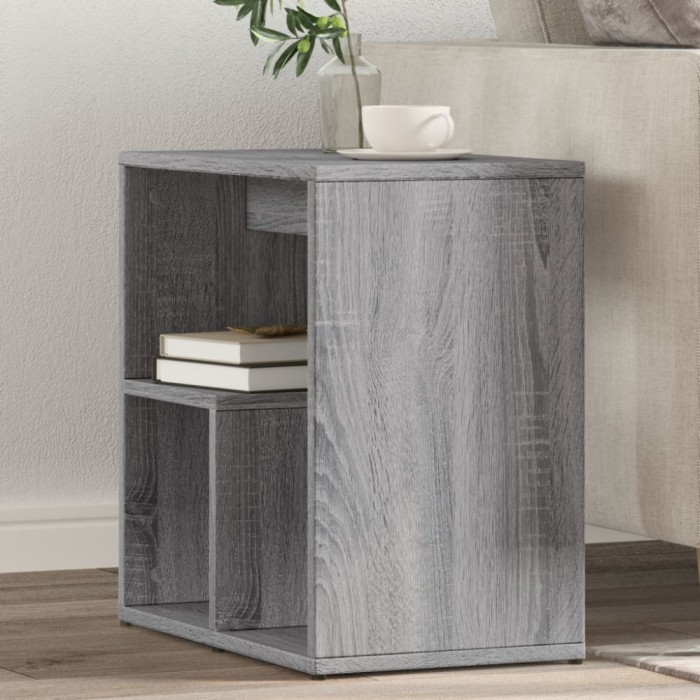 vidaXL Mese laterale, 2 buc., sonoma gri, 50x30x50 cm, lemn compozit