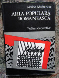 Marina Marinescu - Arta populară rom&acirc;nească (1975)