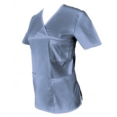 Halat Medical Pe Stil, Albastru Deschis, Model Classic - XL