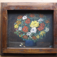 Tablou – pictură Flori de René Lambiotte (1978)