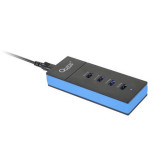 INCARCATOR 3X USB + 1 USB QC 2.0, Quer