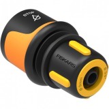 FISKARS. Conector furtun AquaSTOP 9 mm (3/8&amp;quot;)