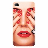 Husa silicon pentru Apple Iphone 4 / 4S, Rings On All Fingers