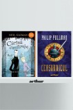 Cumpara ieftin Pachet fantastic de Halloween (Ceasornicul, Cartea cimitirului) - Guillermo del Toro, Neil Ga...