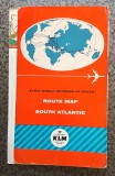 Harta rute zboruri KLM Atlanticul de sud