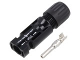 Conector solar tată drept MC4 4&divide;6mm2 crimpat 7&divide;8,8mm