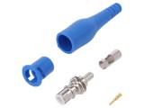 Conector BNC Albastru 3A 58mm 50&Omega;