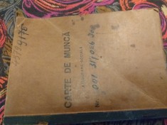 Carte de munca, anii'40, 2 buc