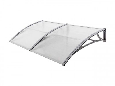 200 x 120 cm Copertina de usa, gri transparent, accesorii montaj inclus, MAPROFI foto