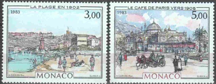 C4181 - Monaco 1985 - Pictura 2v.neuzat,perfecta stare