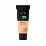 Fond de ten Matte &amp; Poreless 120 Classic Ivory Fit Me, 30ml, Maybelline