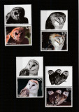 Niuafo&#039;ou 2012-Fauna,Bufnite,serie (prima parte) 4 val.cu vignete,MNH,Mi.475-478, Nestampilat