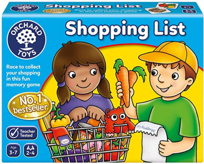 Joc educativ in limba engleza Lista de cumparaturi SHOPPING LIST foto