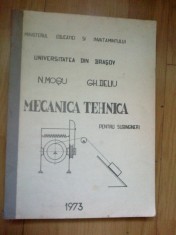 h0a Mecanica tehnica - pentru subingineri - N. Mosu , Gh. Deliu