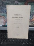 Statutul Societăței Vieața a funcționarilordin orașul Galați, &icirc;nființată marți, 6 decembrie 1905, Galați 1906, 054