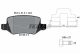 Set placute frana TEXTAR 2313805