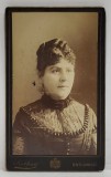 FOTOGRAF SZOLLOSY , BUCURESTI , DOAMNA CU COC , FOTOGRAFEI C.D.V., SFARSIT DE SEC. XIX
