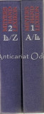 Meyers Handlexikon, Vol I (A-La), Vol II (Lb-Z), Leipzig 1977, Germana, Cultura generala, Cartonata
