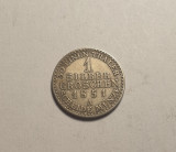 1 Silber Groschen 1851 A Frumos
