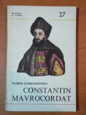 CONSTANTIN MAVROCORDAT de FLORIN CONSTANTINIU , 1985 foto