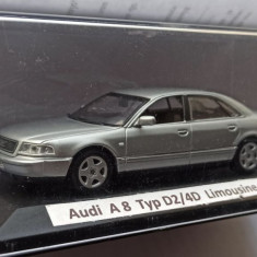 Macheta Audi A8 D2 Facelift 1999 silver - Minichamps 1/43