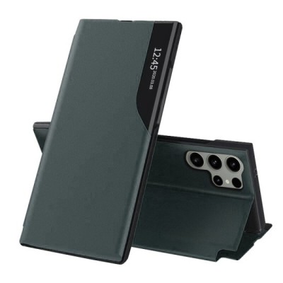 Husa pentru Samsung Galaxy S24 Ultra - Techsuit eFold Series - Dark Green foto