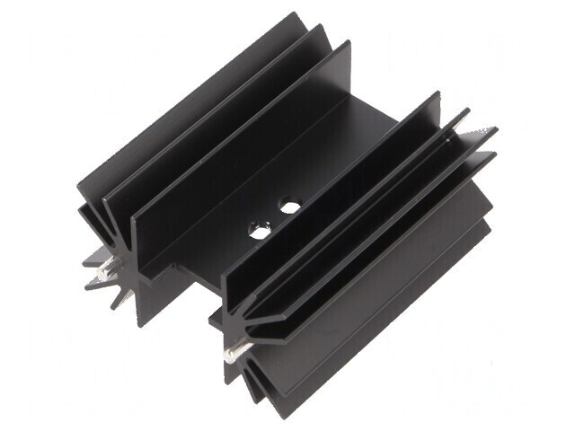 Radiator extrudat negru TO218 TO220 TO247 L: 25mm W: 41,6mm