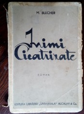 (MAX) M. BLECHER - INIMI CICATRIZATE (ROMAN) [prima editie, 1936 / necesita relegare]